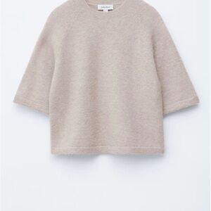 ALPACA-BLEND KNITTED TOP